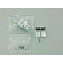 Equerre de fixation réglable pour kit coulissant en applique