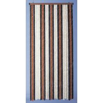 rideau de porte florence c101 - bronze brun beige 90 x 220 - MOREL