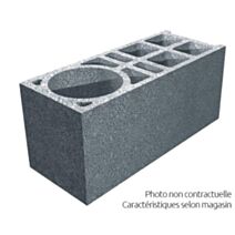 Parpaing angle 20x20x50 cm