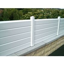 Clôture persienne PVC 150x98 cm - MOREY