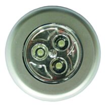 Eclairage placard 3 leds - bouton poussoir