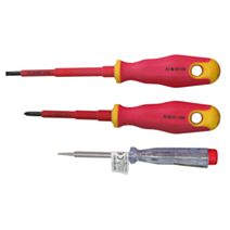 Tournevis électricien testeur x2 + 1