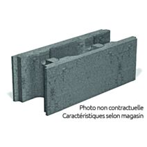 Bloc à bancher - 20cm x 20cm x 50cm