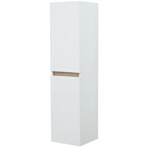 Colonne Salle de bain Tempo 30x30x120cm 2 portes Blanc