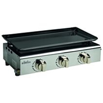 Plancha gaz 3 feux 7,5kW 6-7 personnes