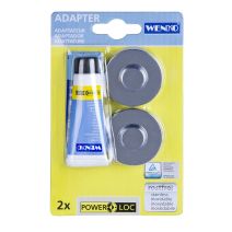 Adaptateur Power-loc WENKO chrome