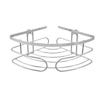 Etagère angle salle de bain inox 26,5x19x10cm - WENKO