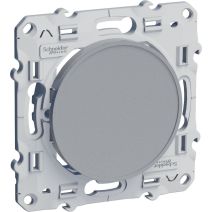 Obturateur Odace aluminium - SCHNEIDER ELECTRIC