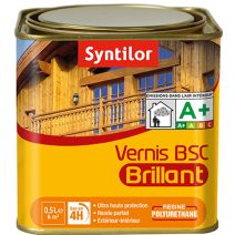 Vernis BSC brillant 0.5L chêne doré - SYNTILOR