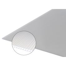 Plaque Alvéolaire Polycarbonate 10mm L.2xL.0,98m Carboglass