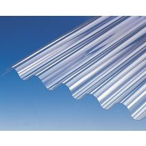 Plaque Ondulée PVC Transparent Pevelite L.2,50xL.0,90m