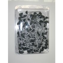 Lot de 50 Pointes pour plaque bitumée L 6,5 cm - Coloris Vert Longueur - 6.5 cm