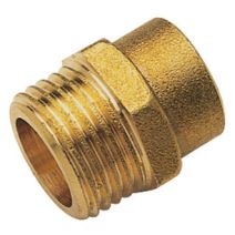 Raccord droit Ø12 - mâle 15/21