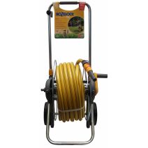 Grand dévidoir métal chariot équipé 30m - HOZELOCK