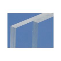 Plaque lisse transparent forte épaisseur 50 x 100 cm +/- 8mm
