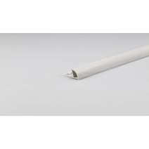 1/4 rond pvc emaillé blanc 8mm- ARCANSAS