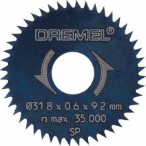 lot de 2 lames à refendre/tronçonner 31,8 mm - DREMEL