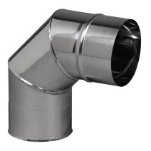 Coude 90° inox 3 parties ∅125mm - TEN