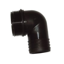 Raccord plastique à visser pour pompes coudé ø30 avec joint - m33/42 - SPID'O