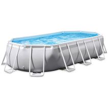Piscine tubulaire ovale 6,1x3,05x1,22m Prism Frame - INTEX