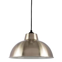 Suspension Mars métal chromé brossé Ø31cm E27 7W - C CREATION