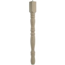 Pied table haute modèle 13 brut H.730 60x60 mm - EVOLUDIS