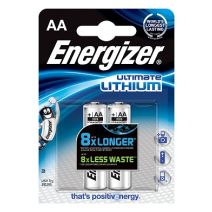 2 piles ultimate lithium - AA - ENERGIZER
