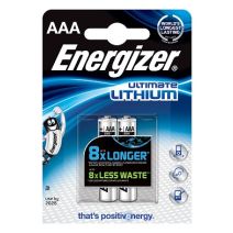 2 piles ultimate lithium - AAA - ENERGIZER