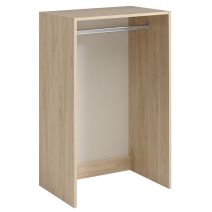 Dressing Easy Dress Colonne Penderie L60xH101xP40cm Chêne