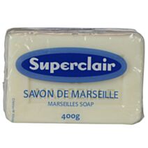 Savon de marseille blanc 400g