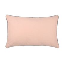 Coussin Duo en coton 30 x 50 cm poudré et souris