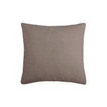 Coussin de sol Uni en coton 45 x 45 x 10 cm taupe