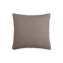 Coussin de sol Uni en coton 45 x 45 x 10 cm taupe