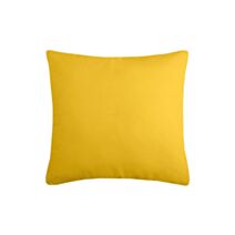 Coussin de sol Uni en coton 45 x 45 x 10 cm moutarde
