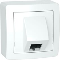 Prise rj45 saillie complet Alréa blanc - SCHNEIDER ELECTRIC