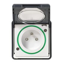 Prise étanche saillie complet Mureva Styl anthracite - SCHNEIDER ELECTRIC