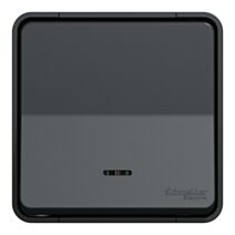 Interrupteur va-et-vient lumineux Mureva Styl anthracite - SCHNEIDER ELECTRIC