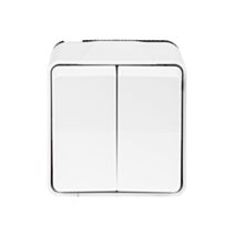 Interrupteur double va-et-vient saillie Mureva Styl blanc - SCHNEIDER ELECTRIC