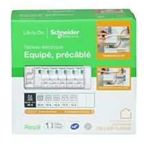 Tableau d'extension 1 rangée 13 modules Resi9 XP - SCHNEIDER ELECTRIC