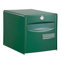 Boîte à lettres 1 porte agréée PTT 28,8x27,9x39,3cm Vert
