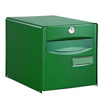 Boîte aux lettres 1 porte agréée PTT 28,8x27,9x39,3cm Vert
