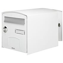 Boîte aux lettres dôme 2 portes normalisée blanc - DECAYEUX