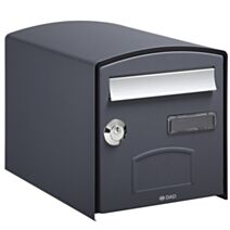 Boîte aux lettres dôme gris double face - DECAYEUX