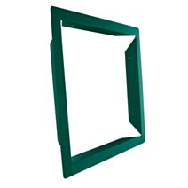 Cadre d'encastrement vert boîte aux lettres Home