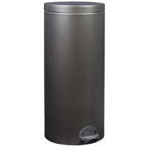 Poubelle elora gris manganese