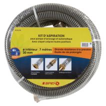 Kit d'aspiration métal+ 7m d25 - SPID'O