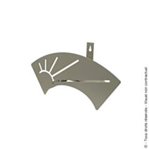 Support tuyau d'arrosage décoratif mural nu Soleil             