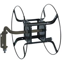 Dévidoir mural tuyau arrosage orientable nu métal pour 70m de Ø15mm