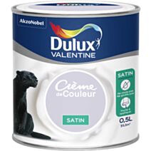 Peinture intérieure Crème de couleur satin Ciel de Parme 0,5L - DULUX VALENTINE