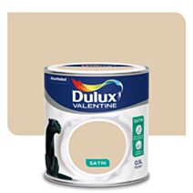 Peinture intérieure Crème de couleur satin Biscuit 0,5L - DULUX VALENTINE